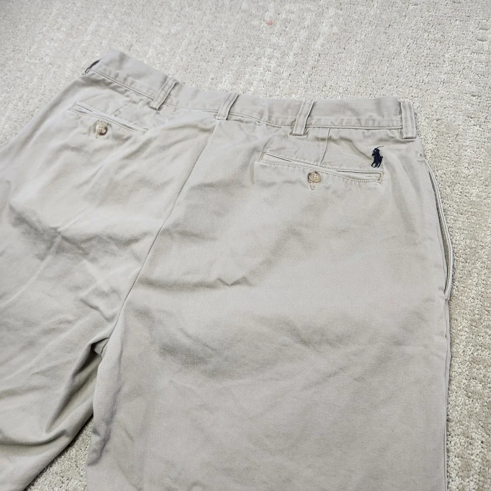 Vintage Polo Ralph Lauren Ethan Pants Men 34x32 READ* Pleated‎ High Rise Trouser
